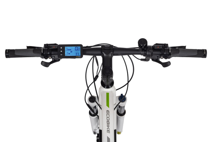 Handlebars mounted to Ecobike SX3 Electric bike