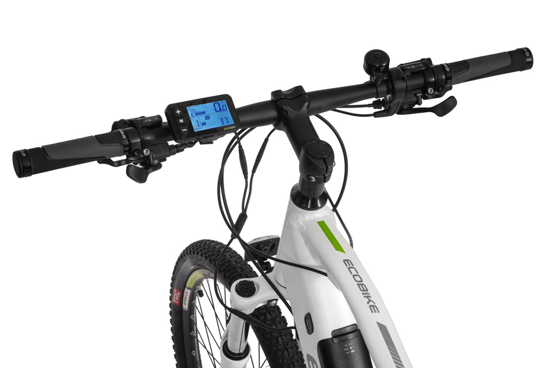 LCD display mounted to Ecobike SX3 Electric bike