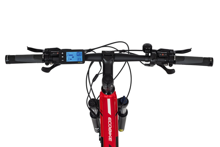 Handlebars mounted to Ecobike SX4 Electric bike